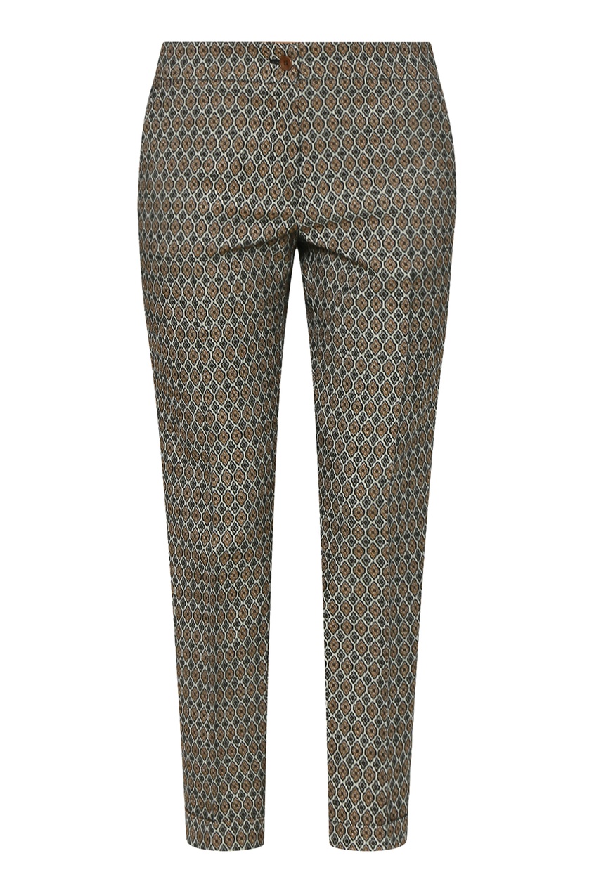 

Бежевые брюки с узорами, Multicolor