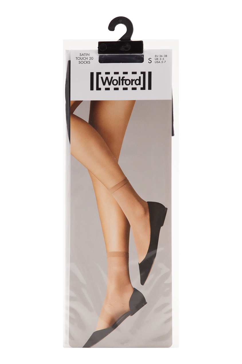 фото Черные капроновые носки wolford