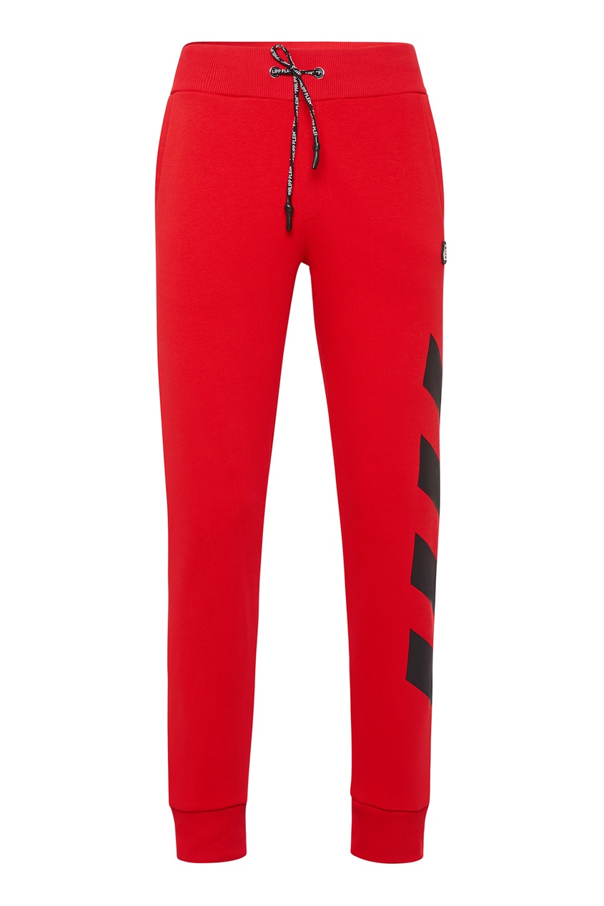 фото Спортивные брюки красного цвета philipp plein