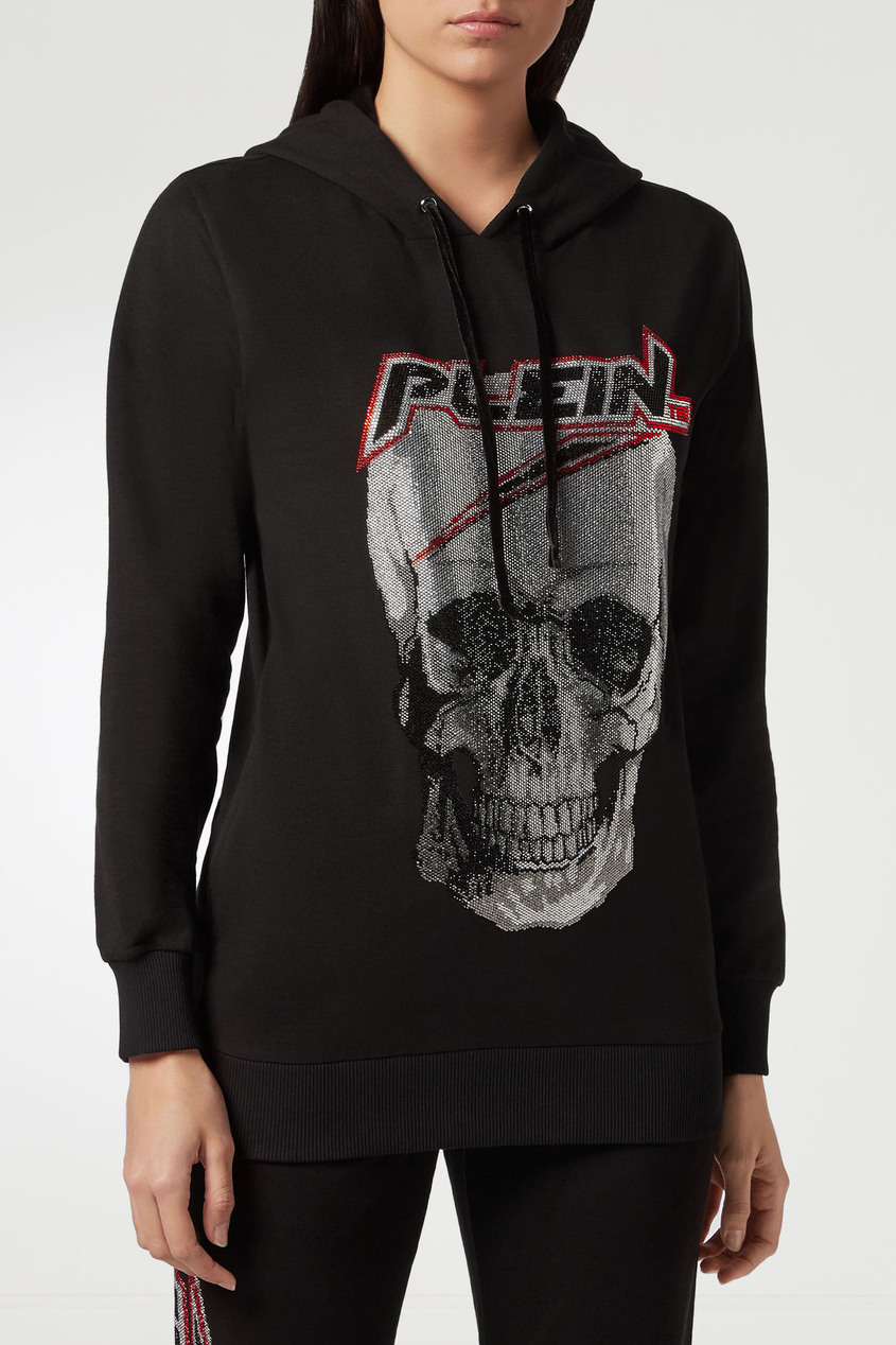 фото Худи с черепом Philipp plein