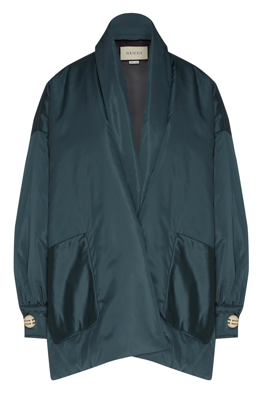 фото Куртка с пышными рукавами и шарфом Gucci