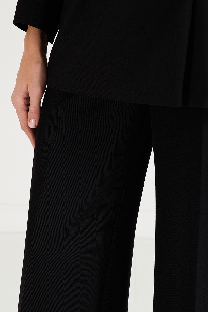 фото Черные брюки из шерсти chapurin