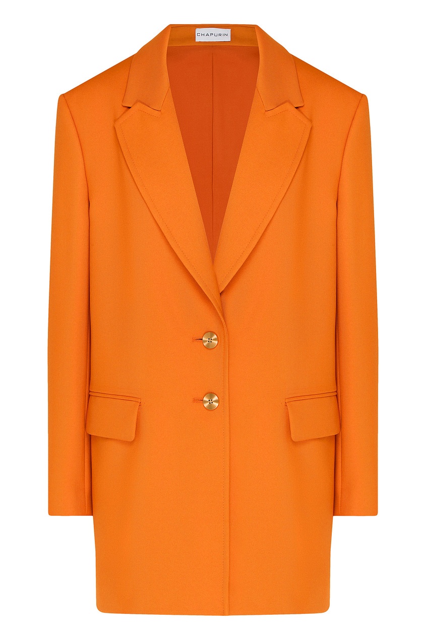 Пиджак оранжевый
