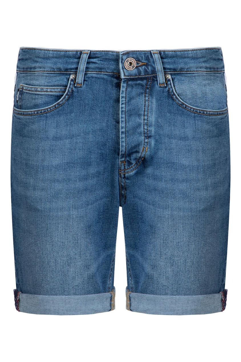 фото Голубые джинсовые шорты strellson