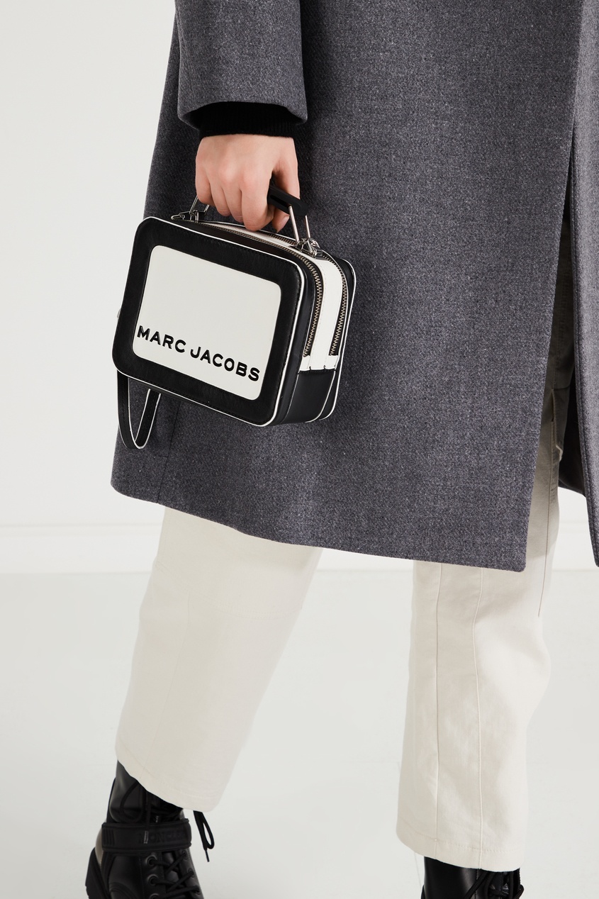 Черно белая сумка Marc Jacobs the Box