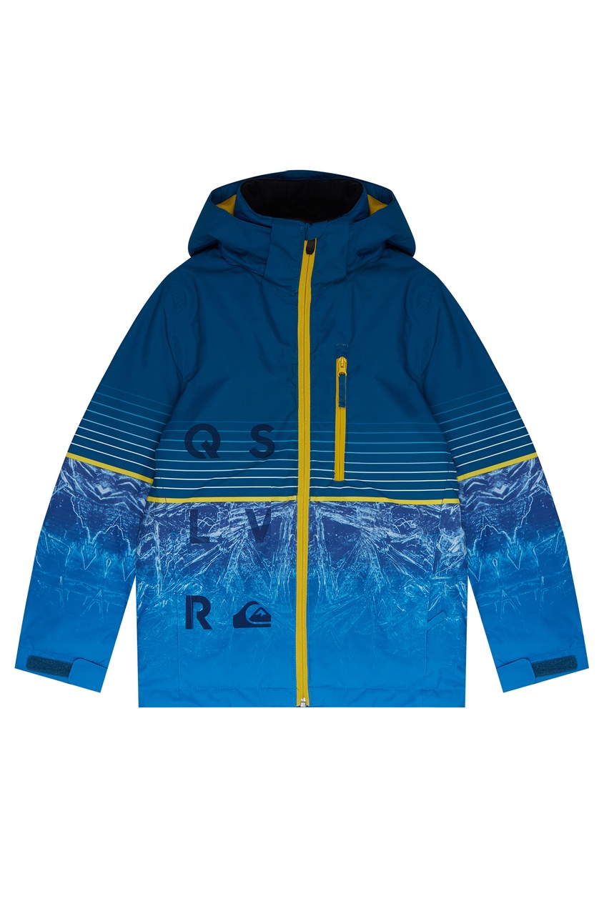 фото Голубая сноубордическая куртка silvertip quiksilver