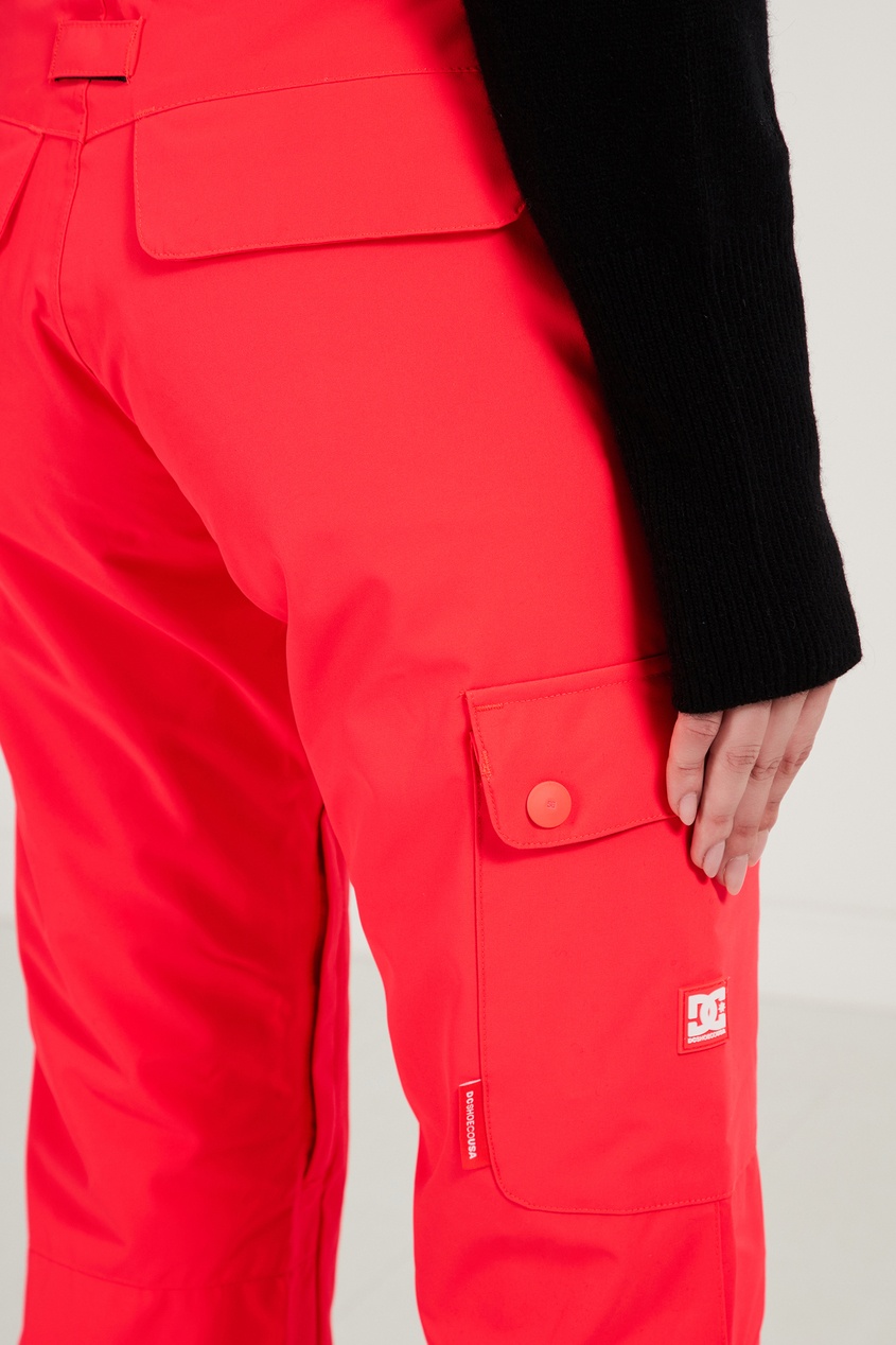 фото Сноубордические брюки кораллового цвета recruit dc shoes