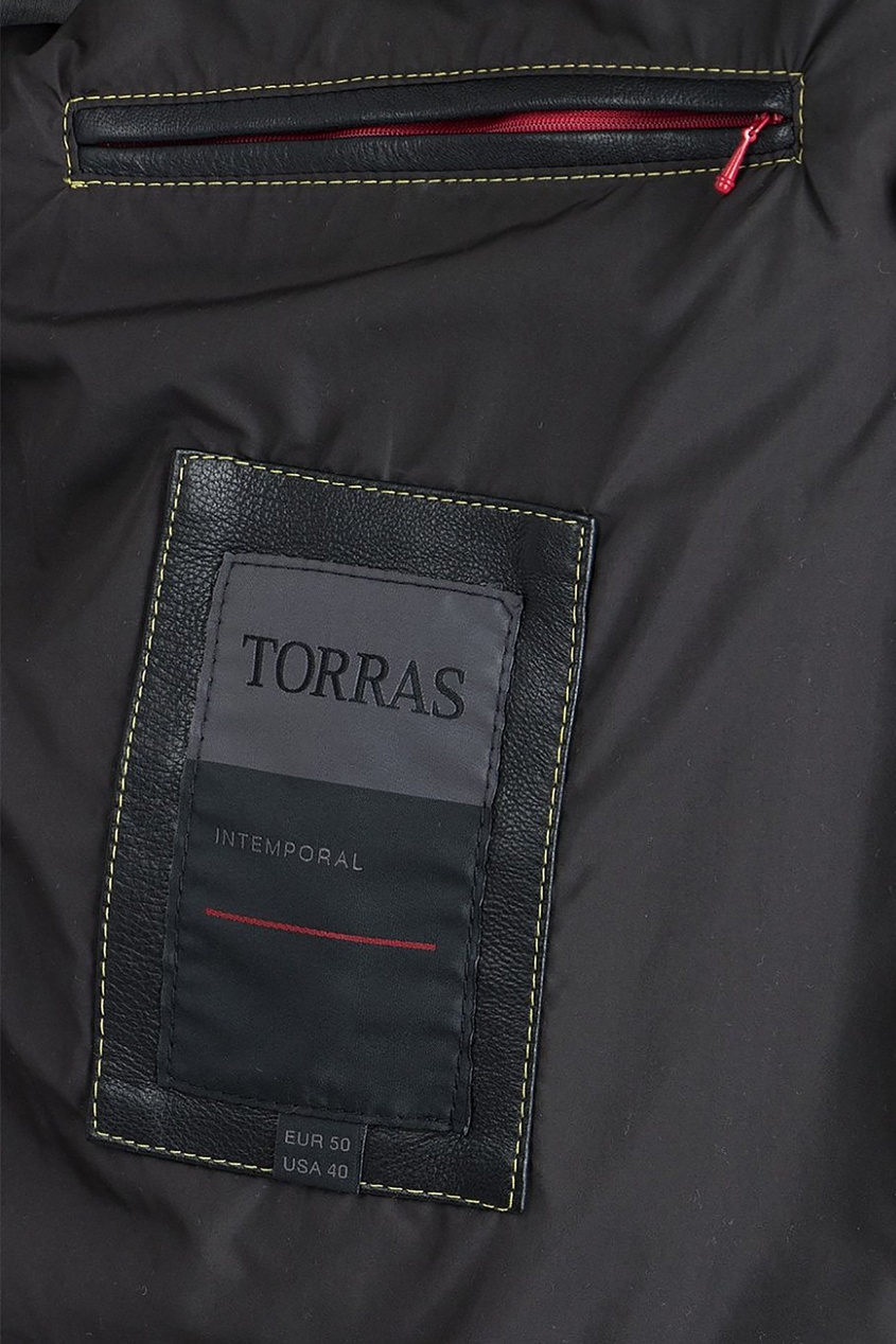 фото Куртка из кожи и трикотажа Torras