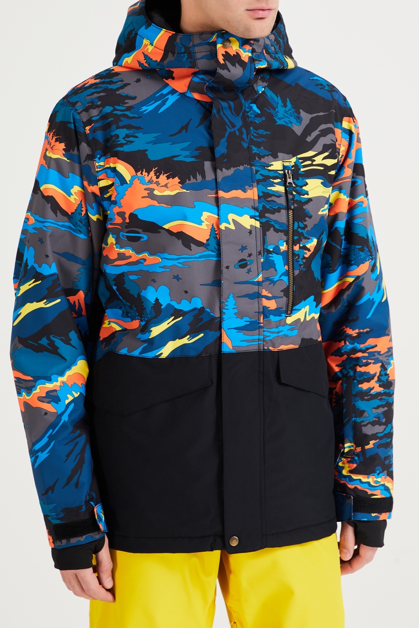 фото Разноцветная сноубордическая куртка Mission Quiksilver