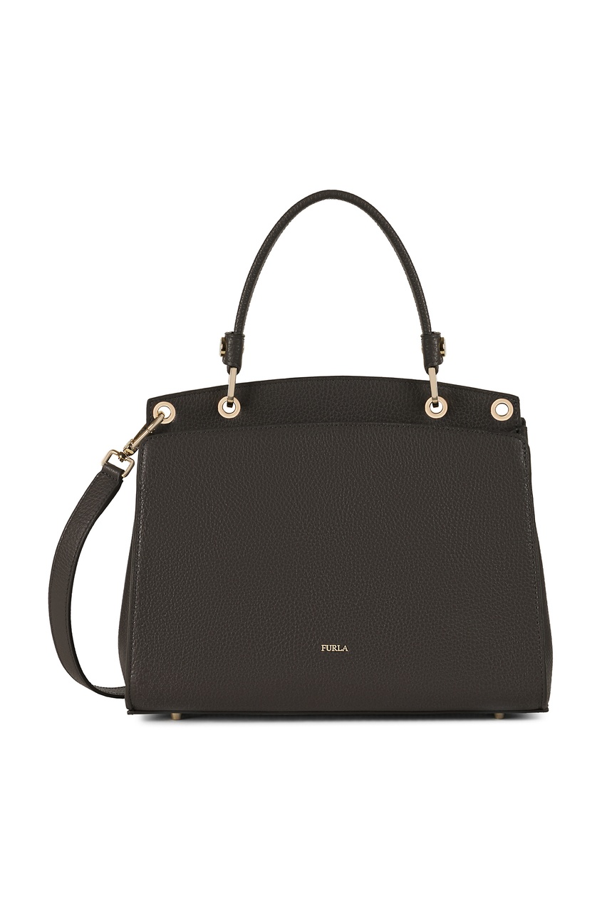 фото Миди-сумка adele top handle из кожи furla