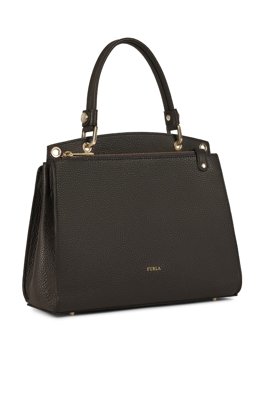 фото Миди-сумка adele top handle из кожи furla