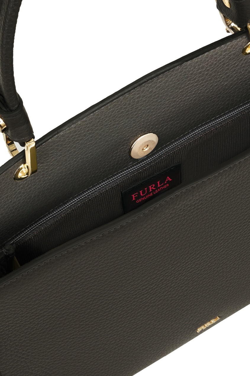 фото Миди-сумка adele top handle из кожи furla