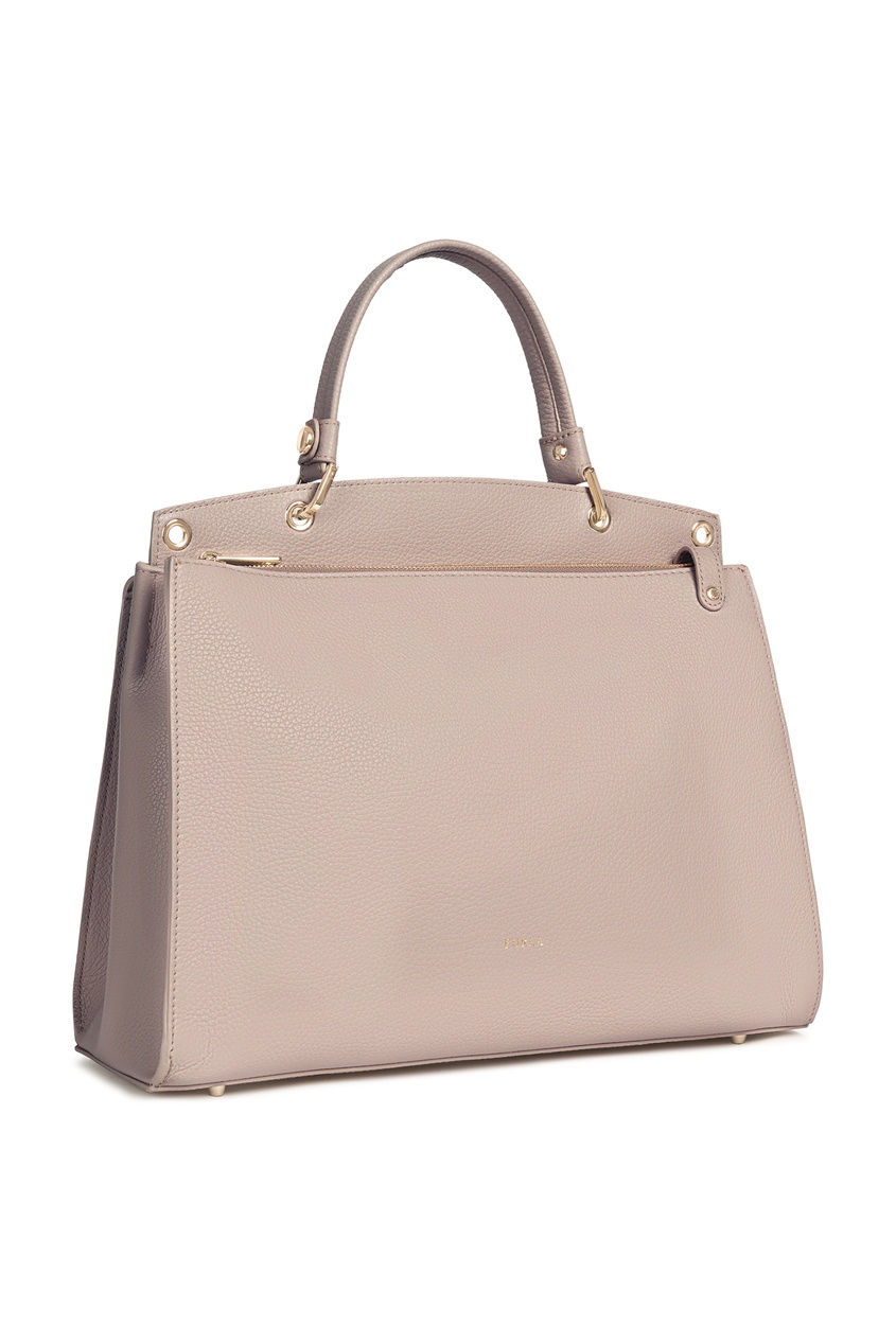 фото Светло-розовая сумка adele top handle furla