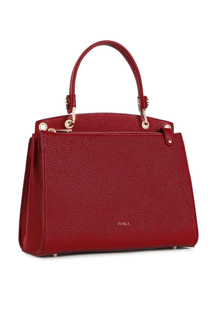 фото Красная сумка adele top handle furla