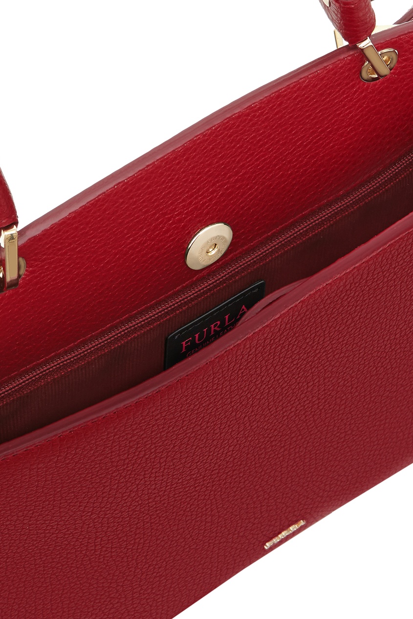 фото Красная сумка adele top handle furla