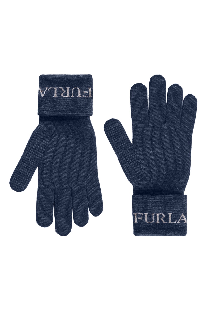 фото Синие перчатки Eva Furla