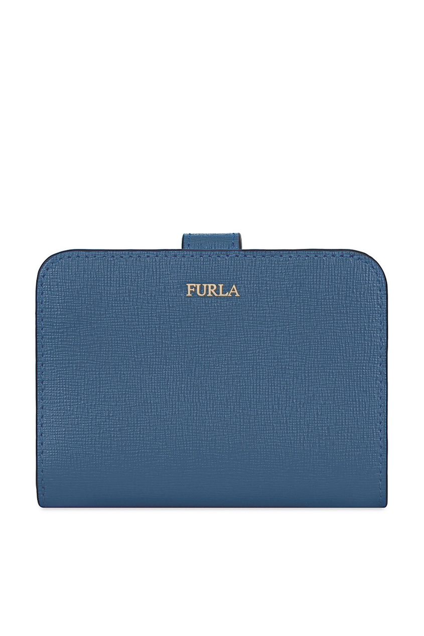 фото Бирюзовый кошелек из сафьяновой кожи Furla