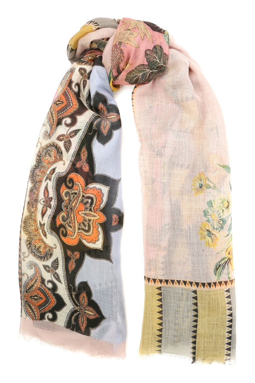 фото Кашемировый шарф с принтом Etro