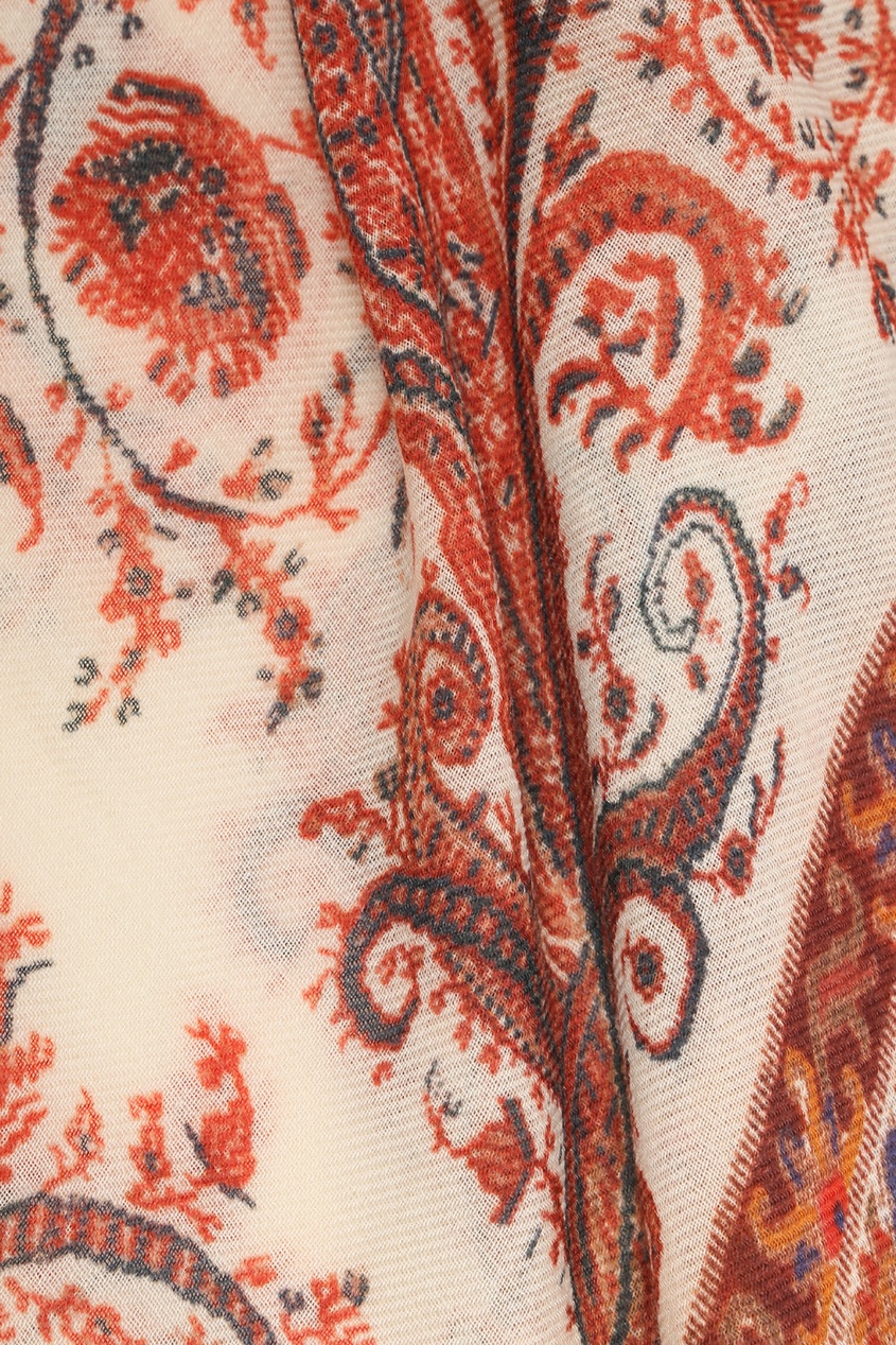 фото Кашемировый платок с контрастным узором Etro