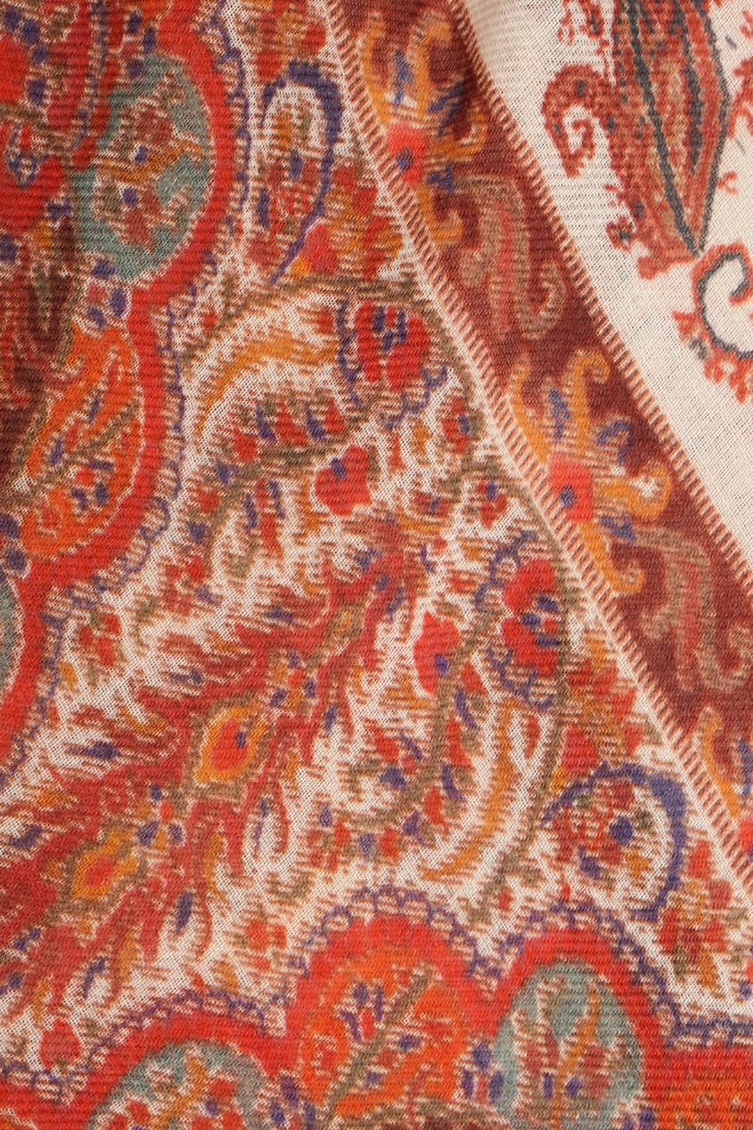 фото Кашемировый платок с контрастным узором Etro