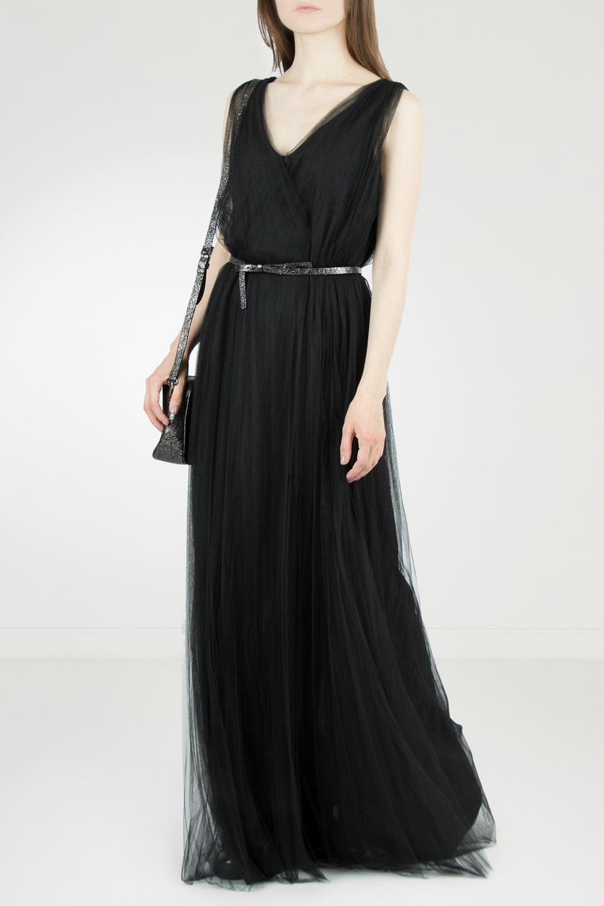 фото Черное платье из тюля fabiana filippi