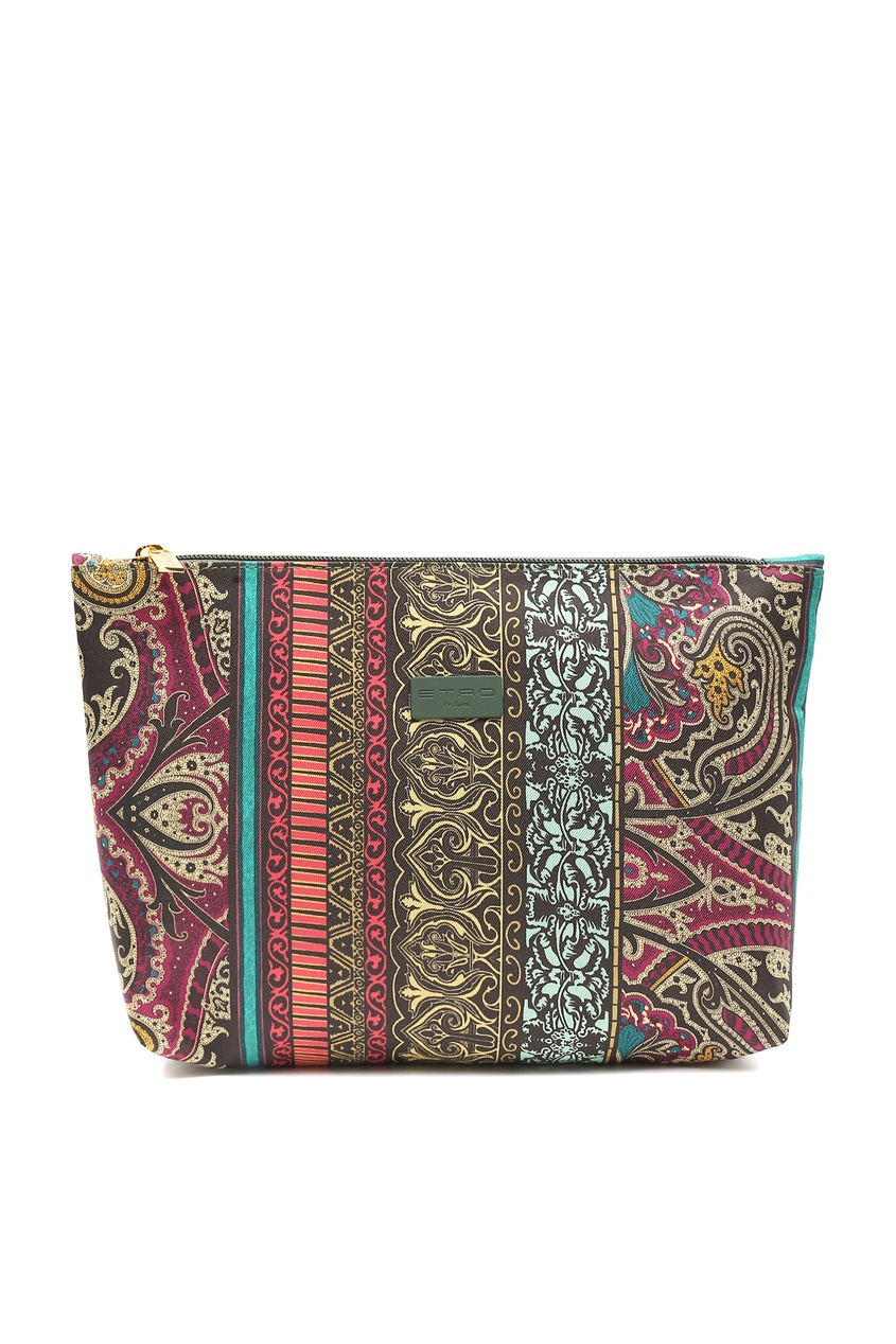 

Разноцветная косметичка из ткани с узорами, Multicolor