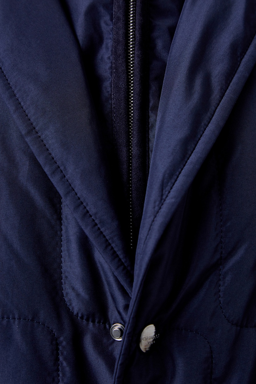 фото Стеганая куртка с отложным воротником canali