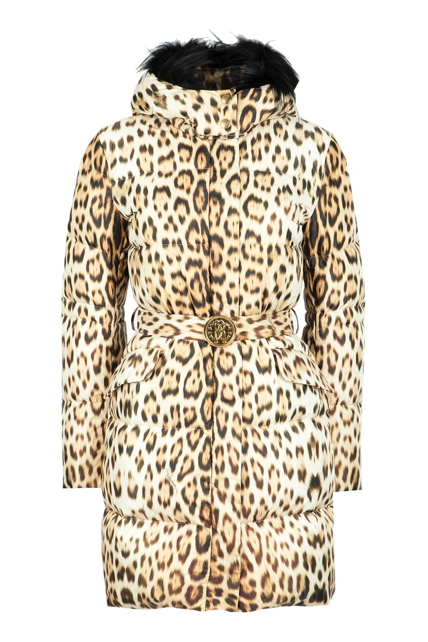 фото Куртка с леопардовым принтом Roberto cavalli