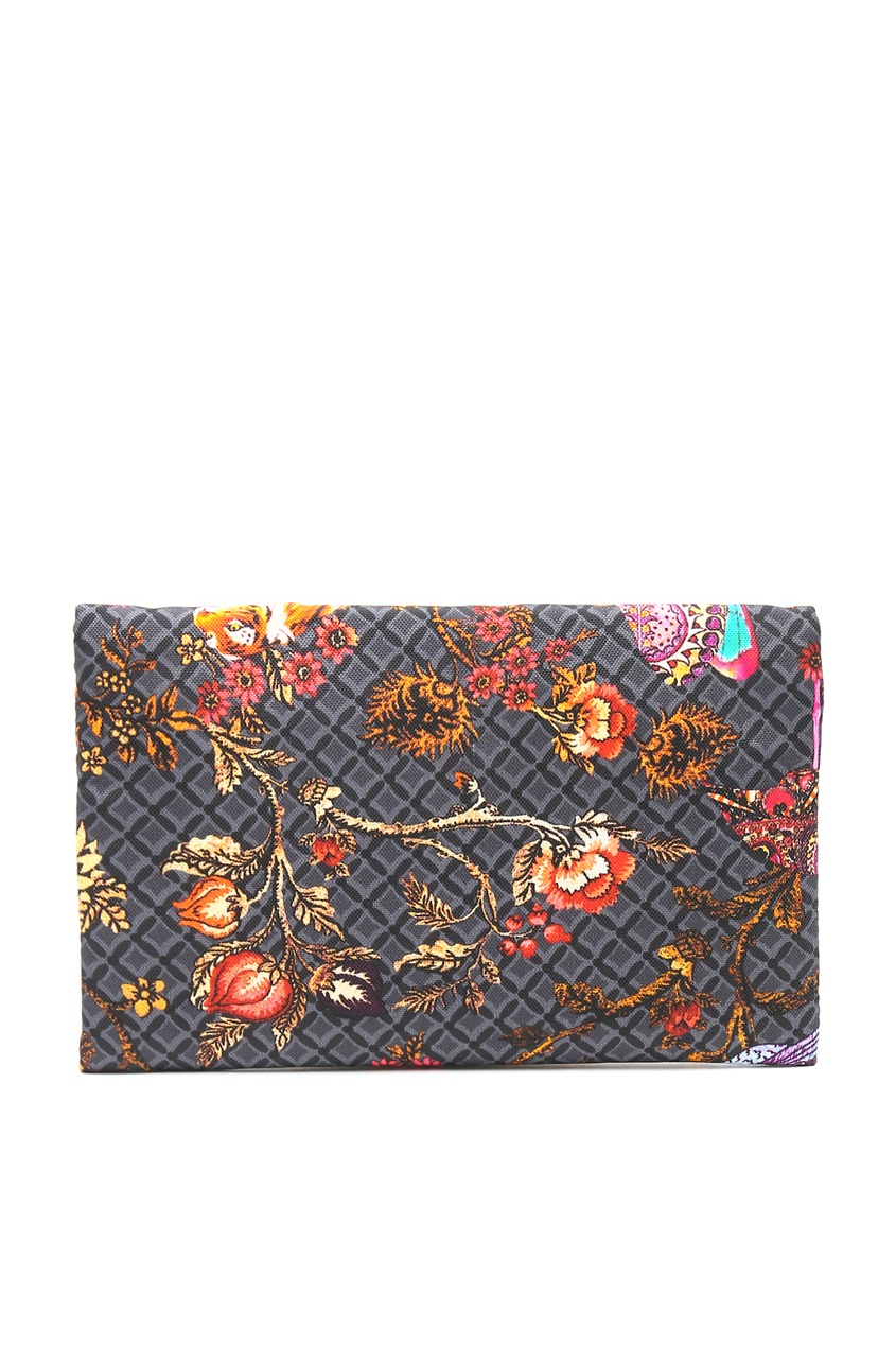 

Серая косметичка с узорами и рисунками, Multicolor