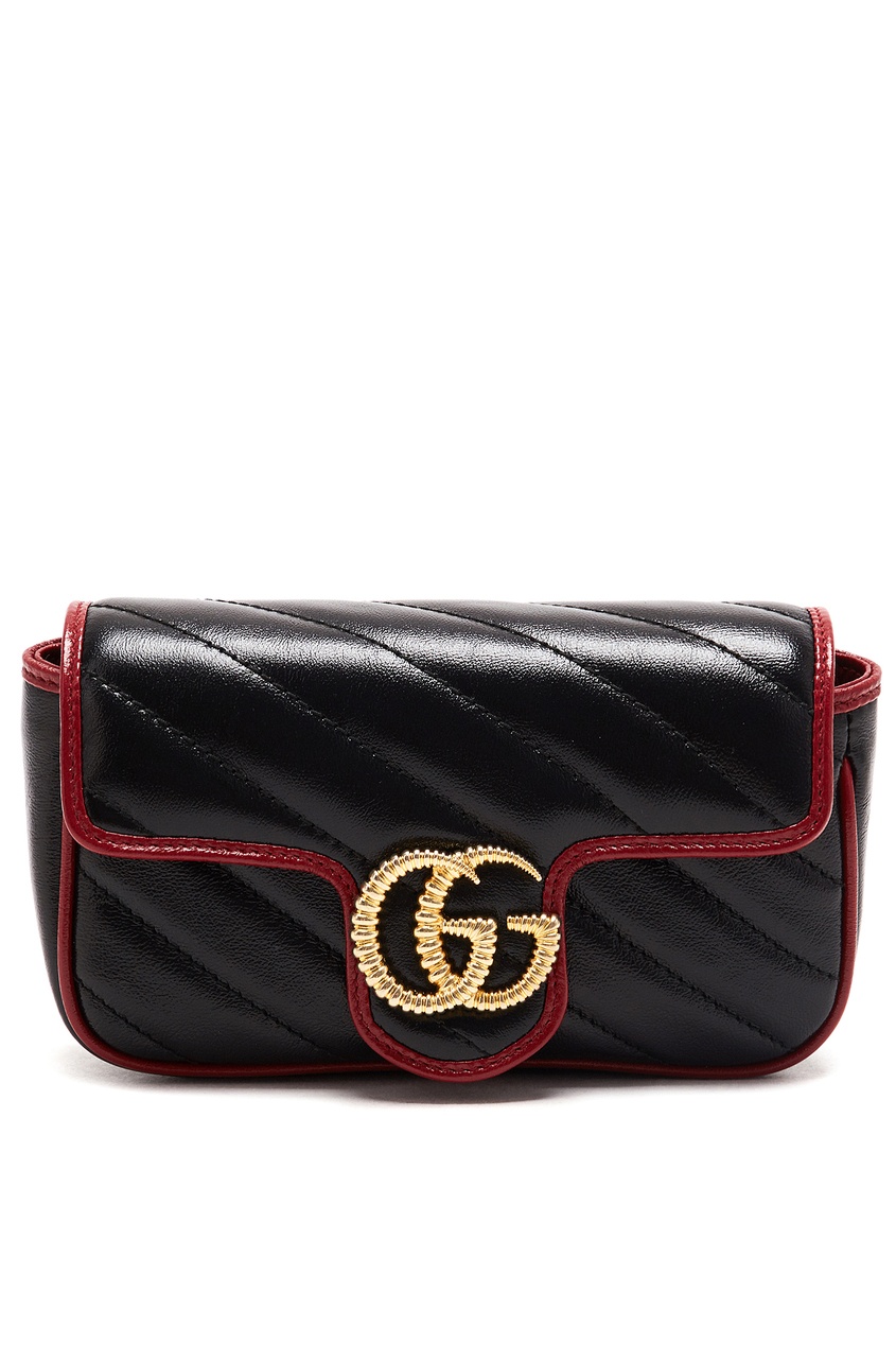 

Маленькая сумка GG Marmont, Черный, Маленькая сумка GG Marmont
