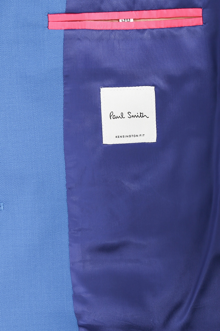 фото Голубой жакет из шерсти Paul smith