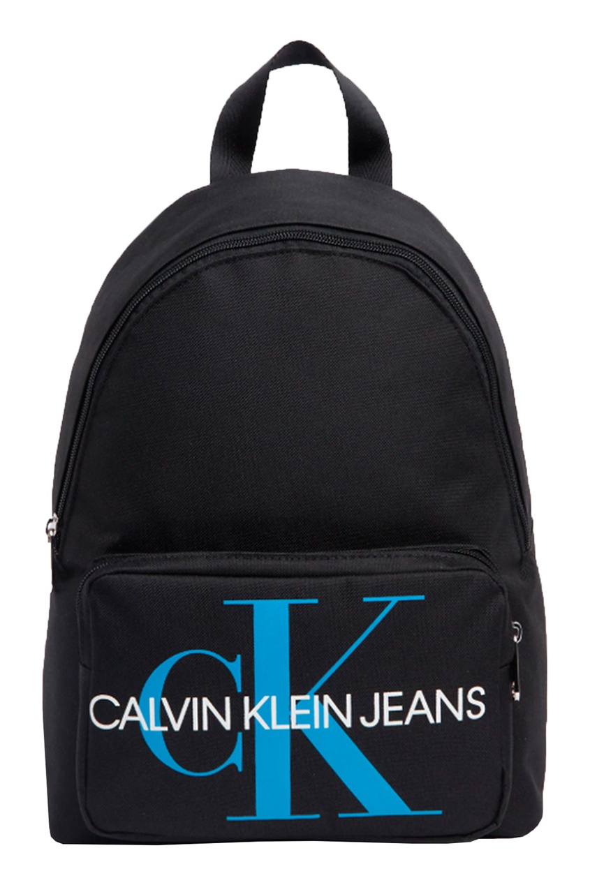 фото Черный рюкзак с закругленным верхом calvin klein kids