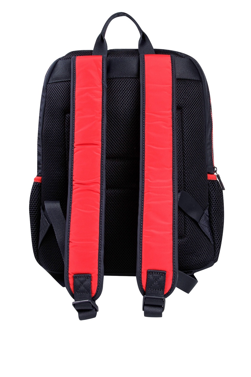 фото Темно-синий рюкзак с красными лямками tommy hilfiger kids