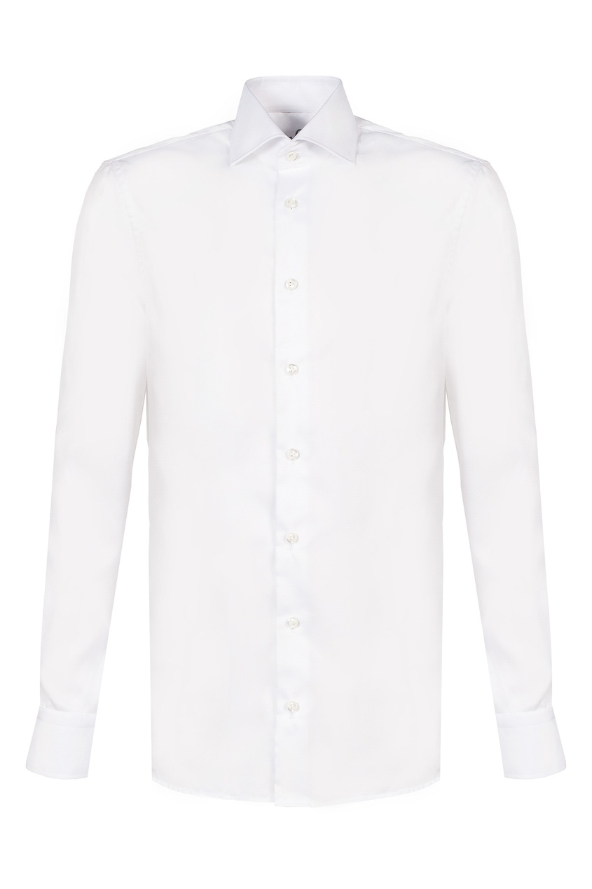фото Белая приталенная рубашка Van laack