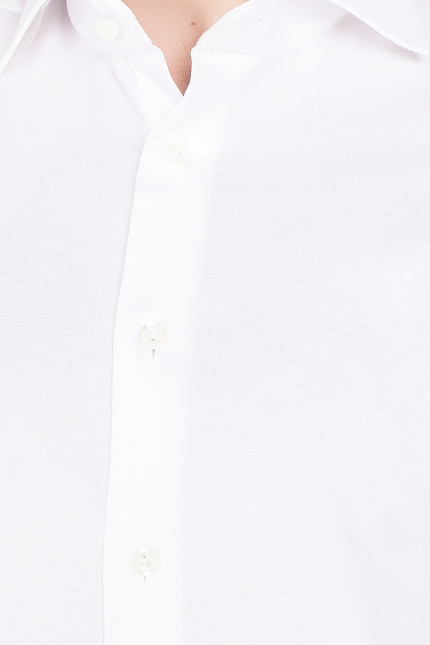 фото Белая легкая рубашка van laack