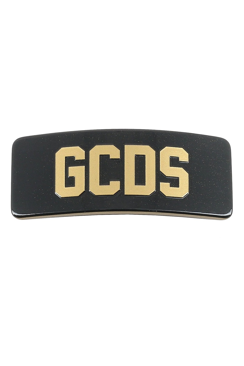 фото Черная заколка с логотипом Gcds
