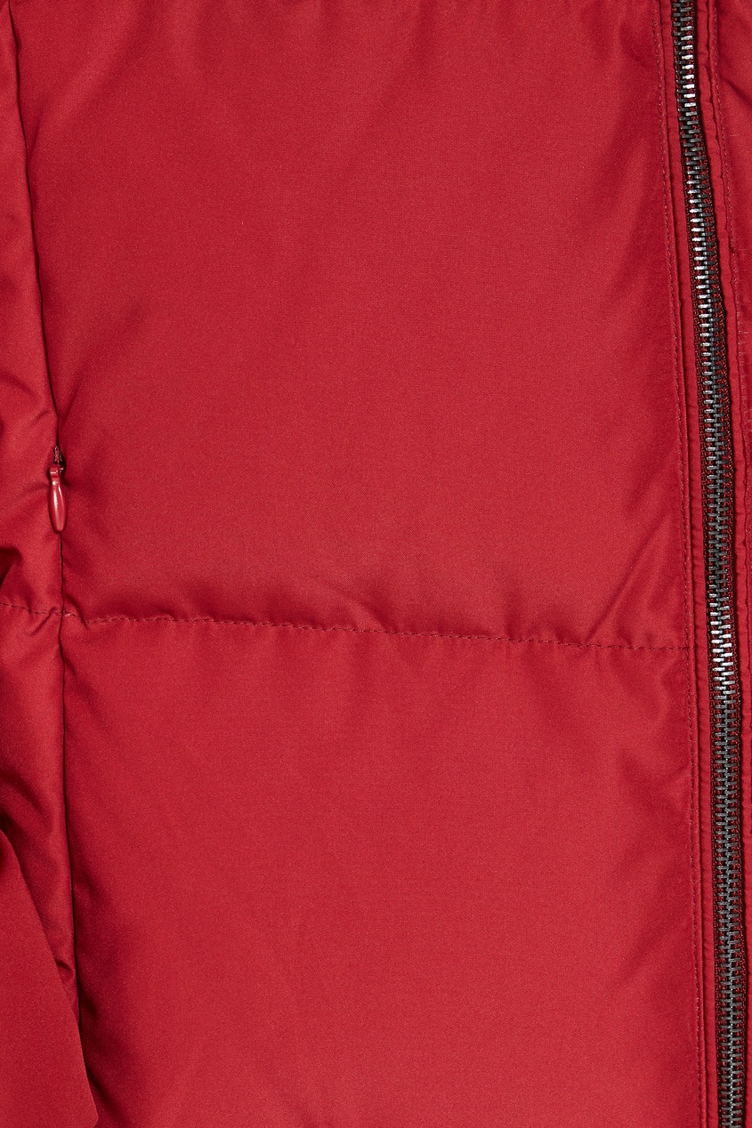 фото Красное стеганое пальто на молнии akhmadullina dreams