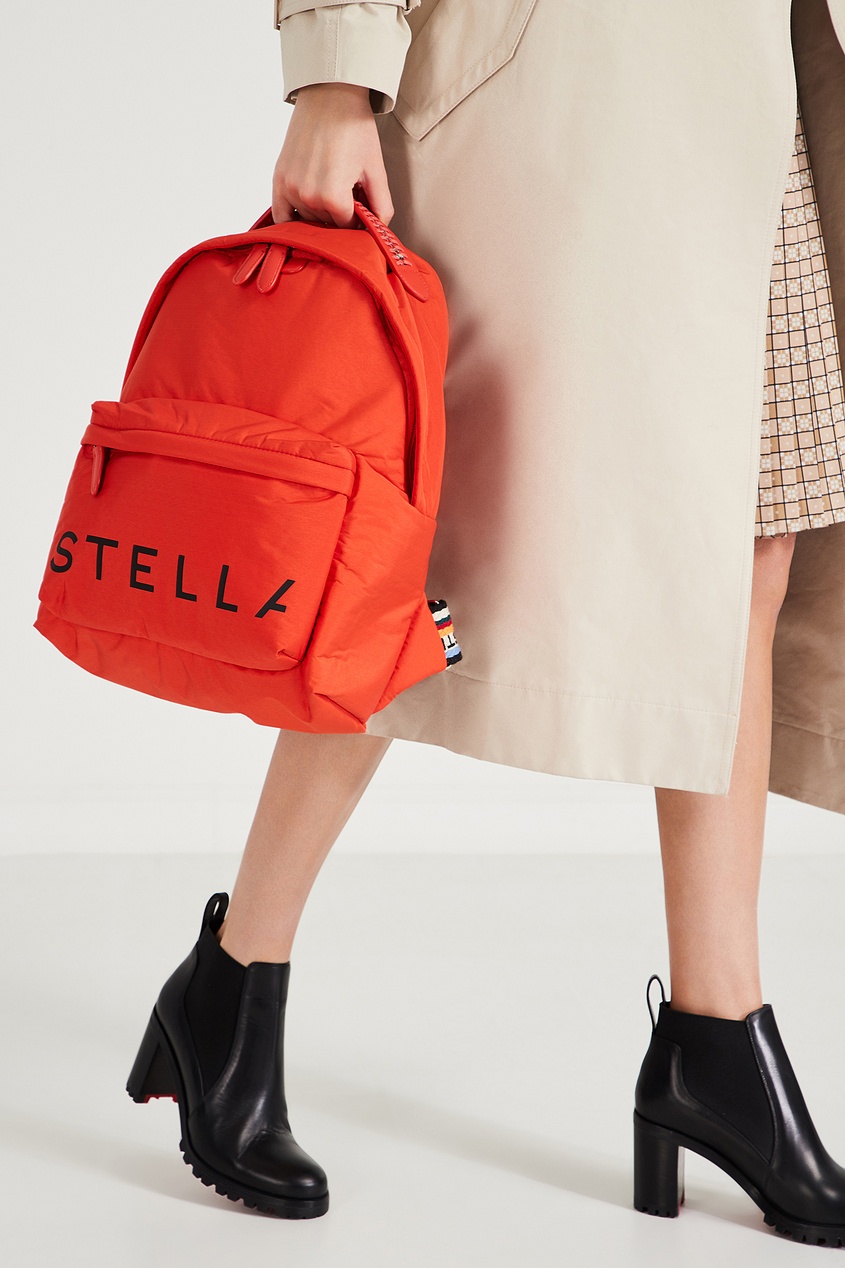 фото Яркий рюкзак из текстиля Stella Logo Stella mccartney