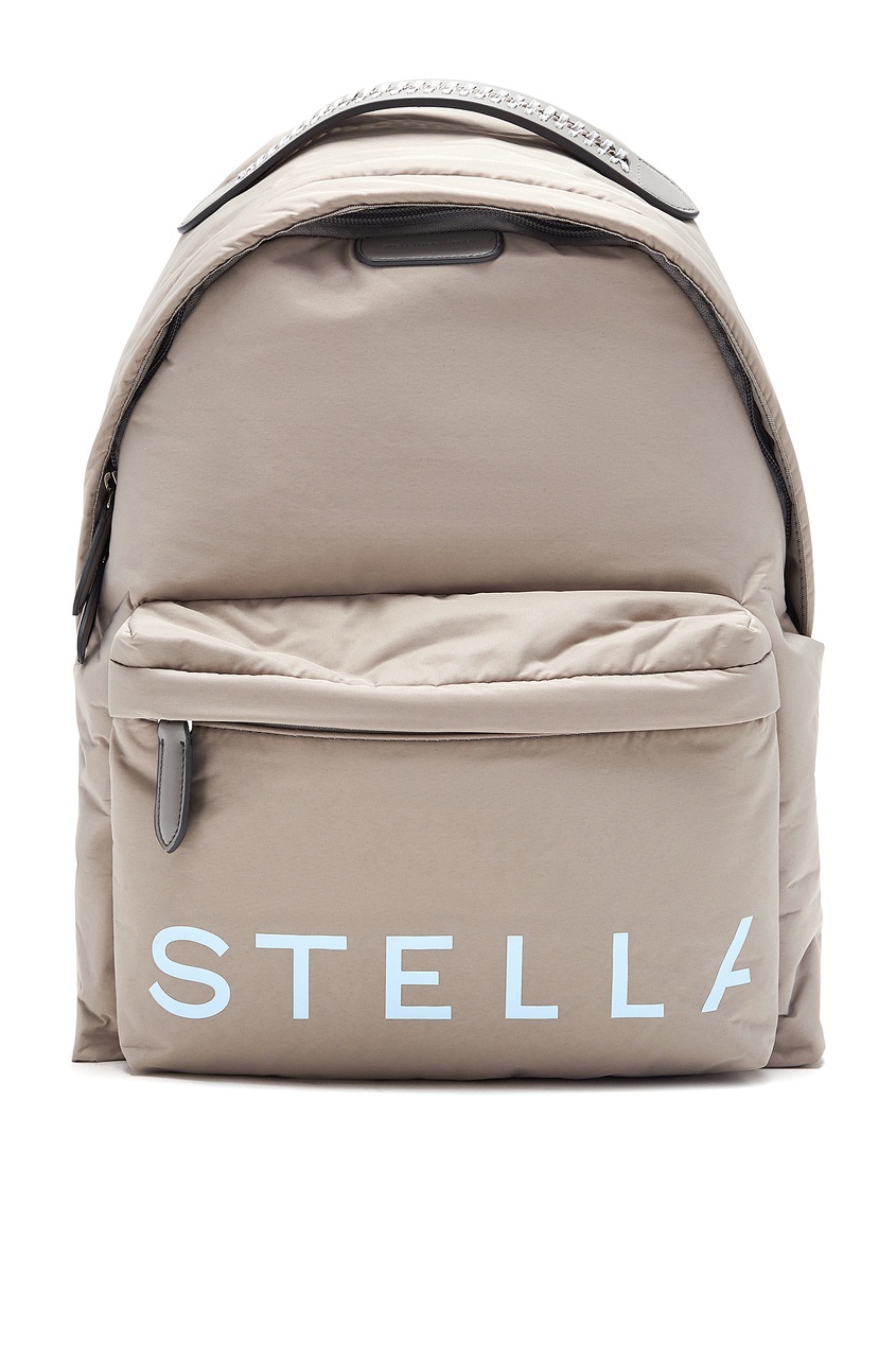 фото Рюкзак серого цвета Stella Logo Stella mccartney