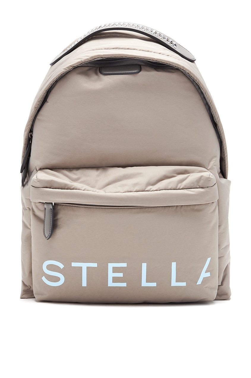 фото Рюкзак серого цвета stella logo stella mccartney