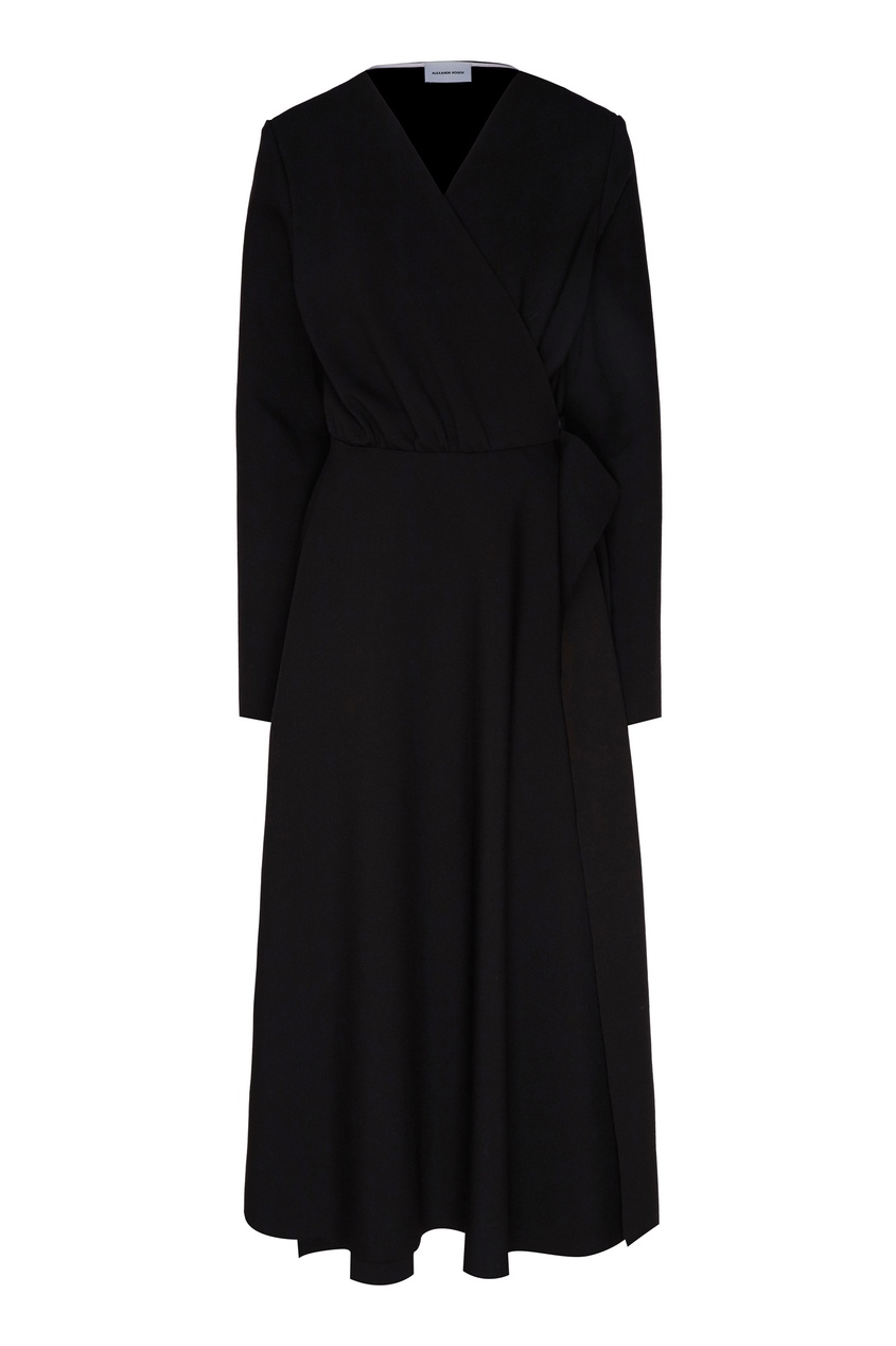 фото Черное платье с длинными рукавами alexandr rogov
