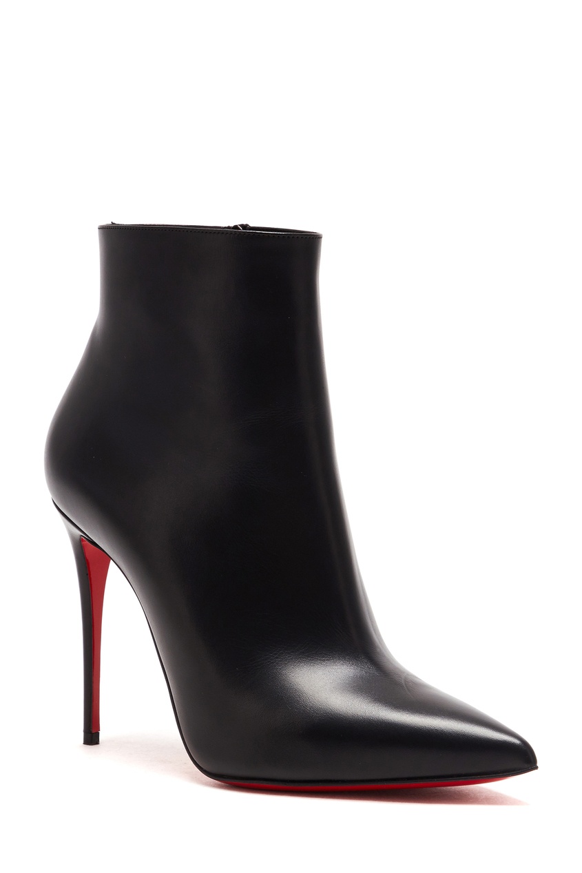 фото Черные кожаные ботильоны So Kate Bottie 100 Christian louboutin