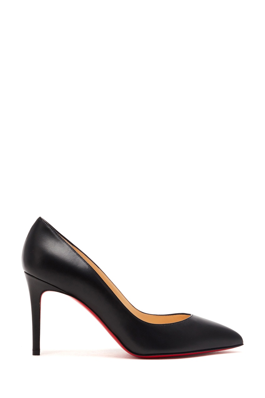 фото Черные кожаные туфли Pigalle 85 Christian louboutin