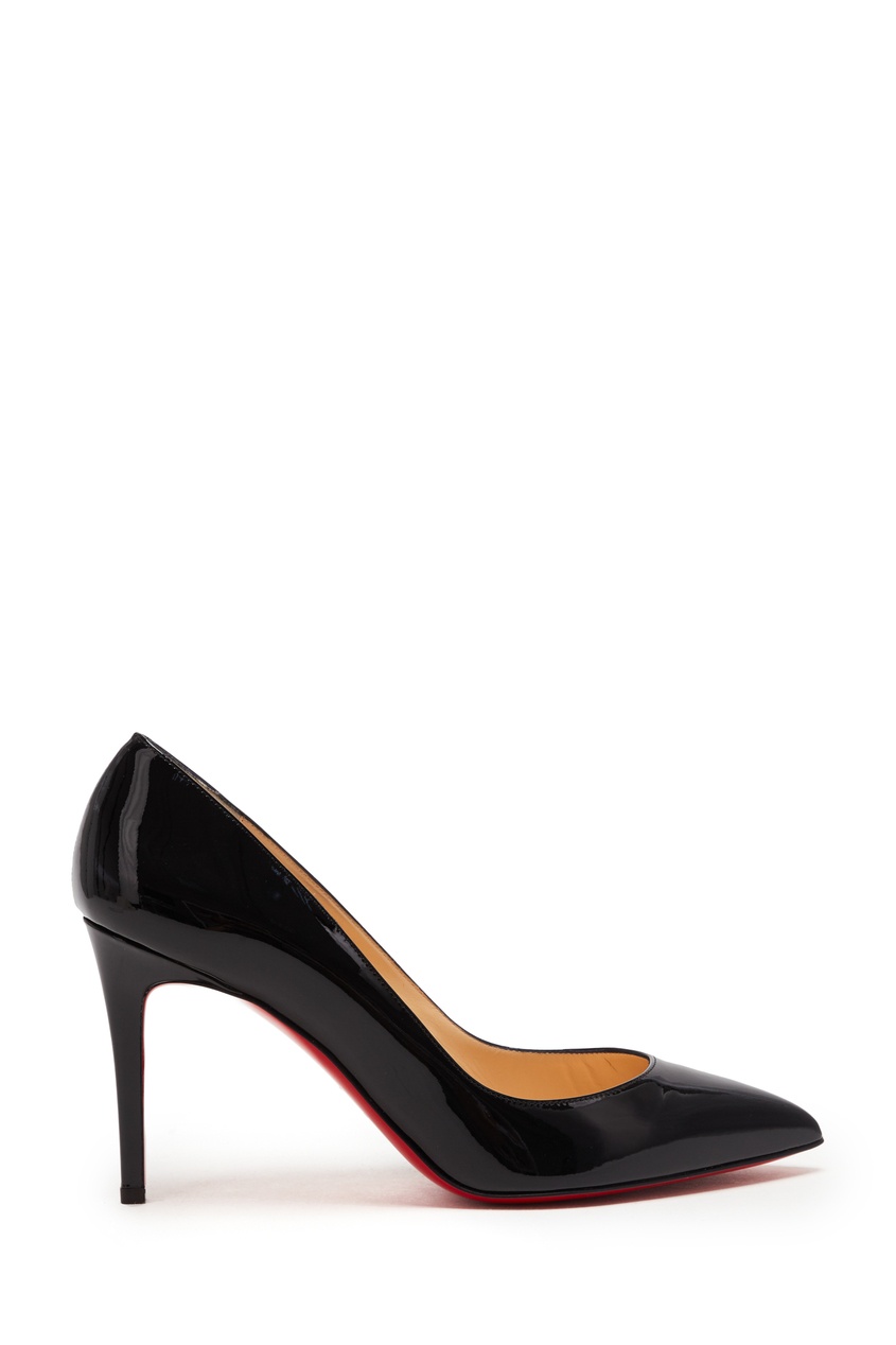 фото Черные лакированные туфли Pigalle 85 Christian louboutin