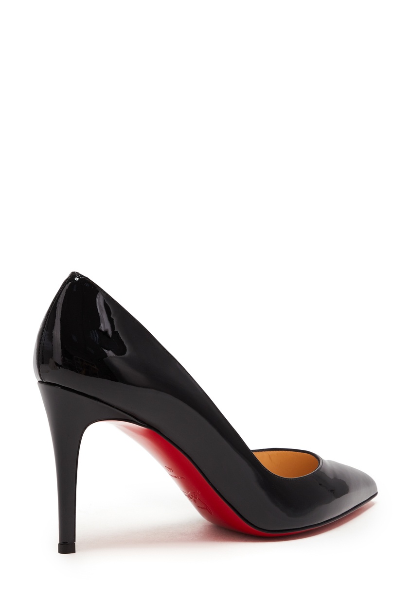 фото Черные лакированные туфли Pigalle 85 Christian louboutin