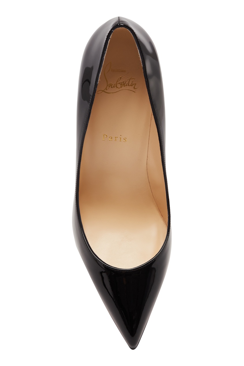 фото Черные лакированные туфли Pigalle 85 Christian louboutin