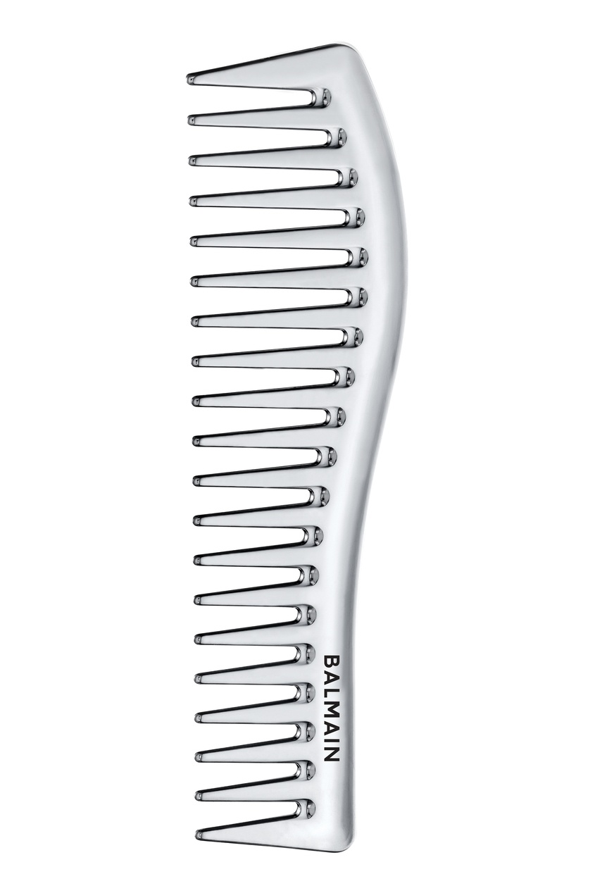 фото Серебряная раcческа для стайлинга Limited Edition Silver Styling Comb Balmain paris hair couture