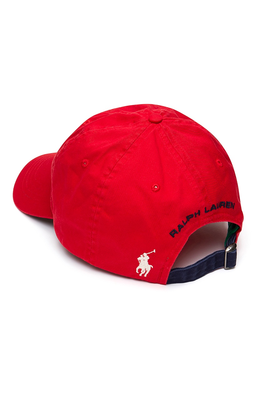 фото Ярко-красная кепка Polo sport ralph lauren