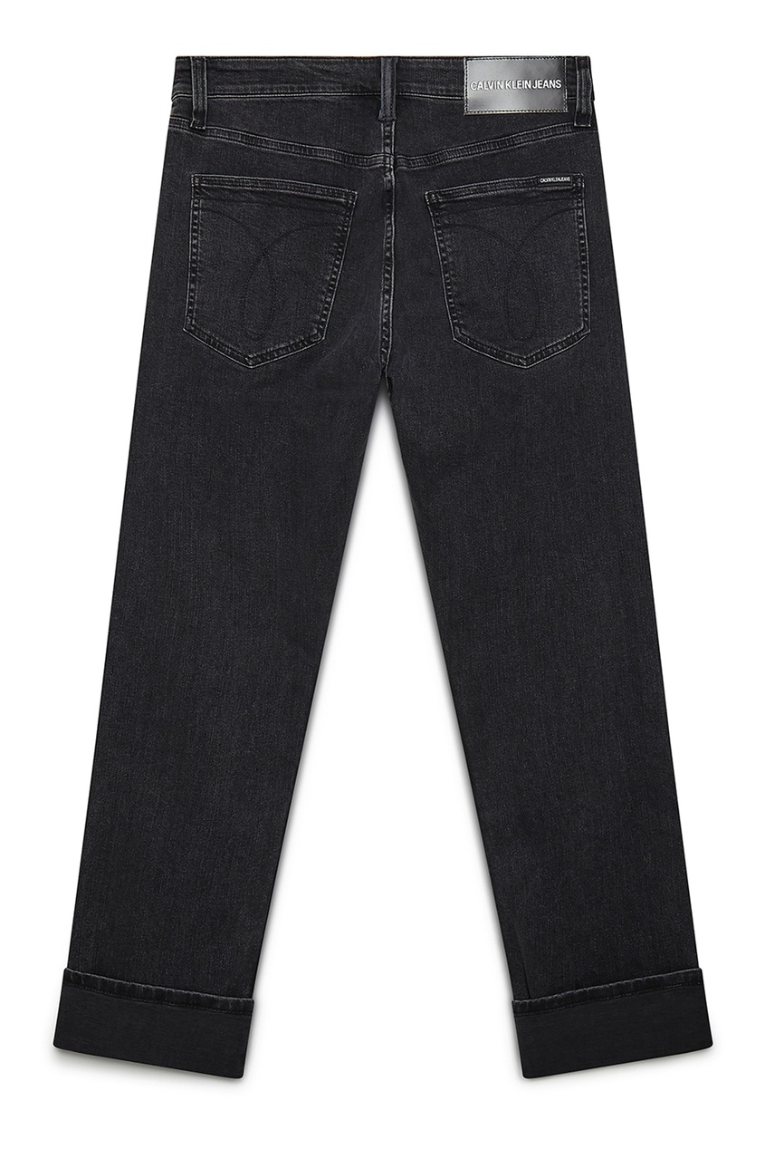 фото Темно-серые джинсы с отворотами Calvin klein jeans