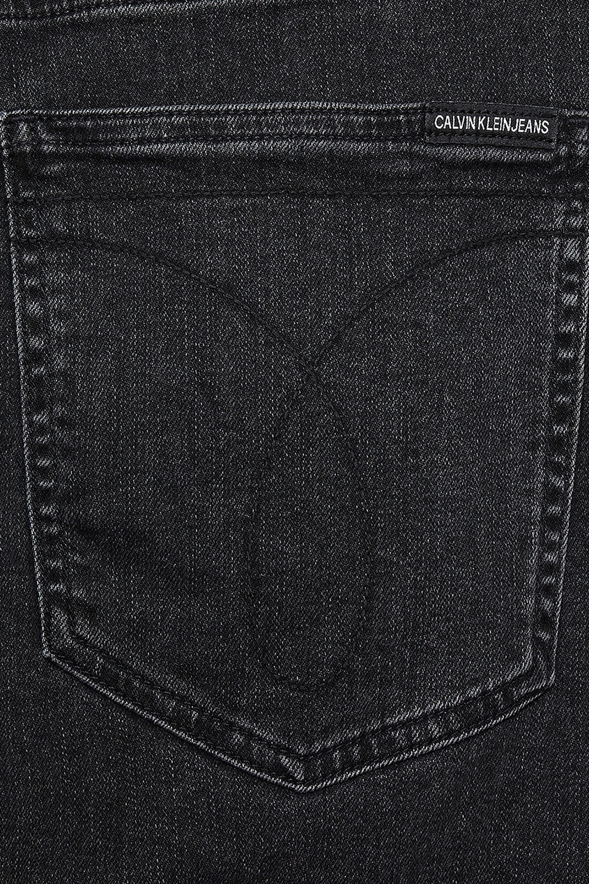 фото Темно-серые джинсы с отворотами Calvin klein jeans